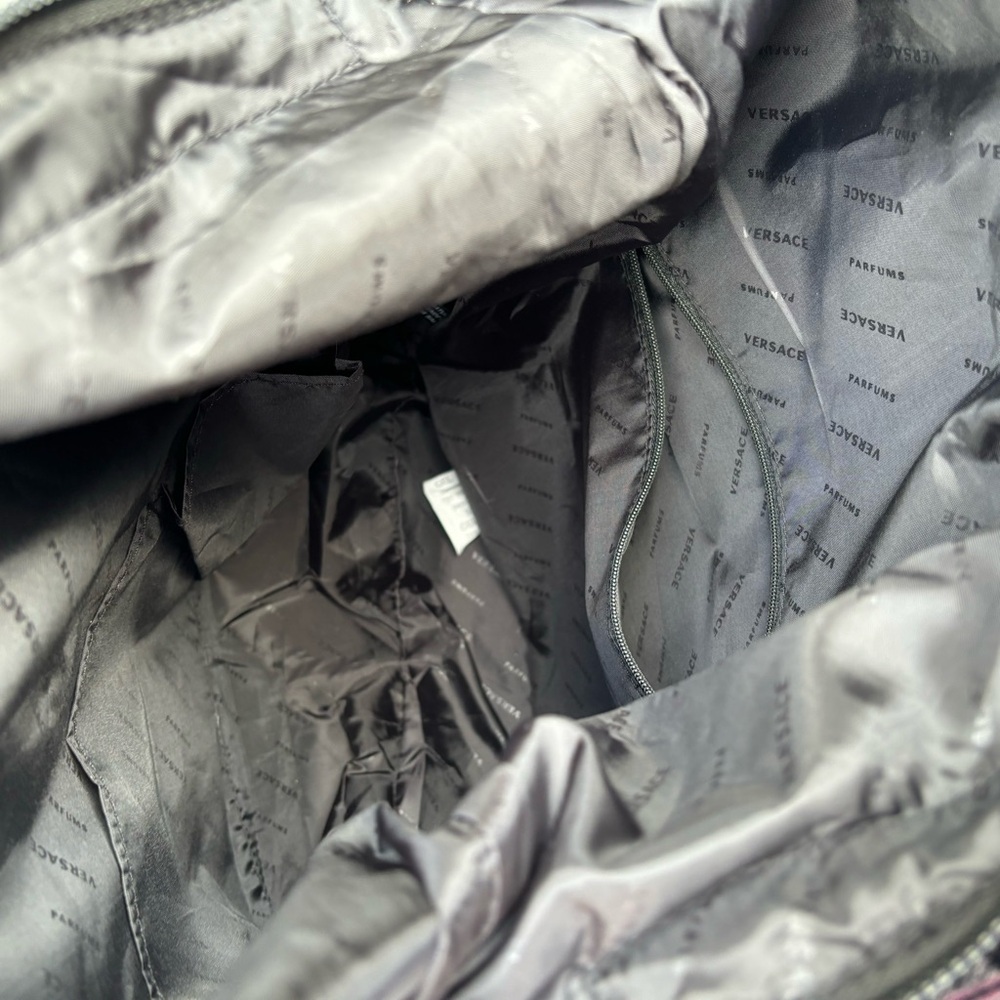 Versace Parfumes black Rider Backpack knapsack fenti - Picture 9 of 11